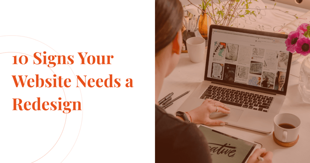 Blog graphic about websites needed a redesign