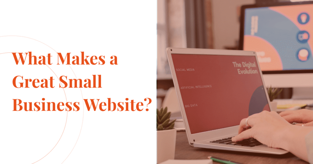 blog graphic about how to design a website for small business